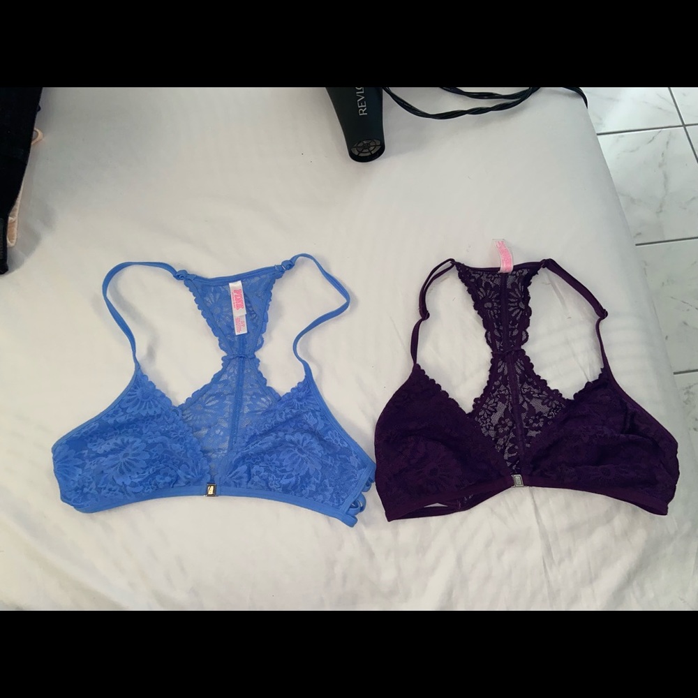 2 beautiful Victoria secret PINK bralettes